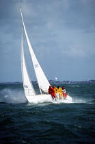 The Spi Ouest-France in Trinidad. © Philip Plisson / Plisson La Trinité / AA01998 - Photo Galleries - Close to the wind