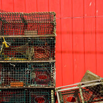 Lobsters, Port Clyde © Philip Plisson / Plisson La Trinité / AA19407 - Photo Galleries - Port Clyde