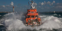 Life Boat from St Malo Station © Philip Plisson / Plisson La Trinité / AA23193 - Photo Galleries - Lighthouse [35]